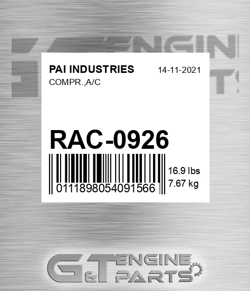 RAC-0926 Compr.,a/c