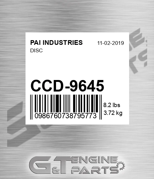 CCD-9645 Disc
