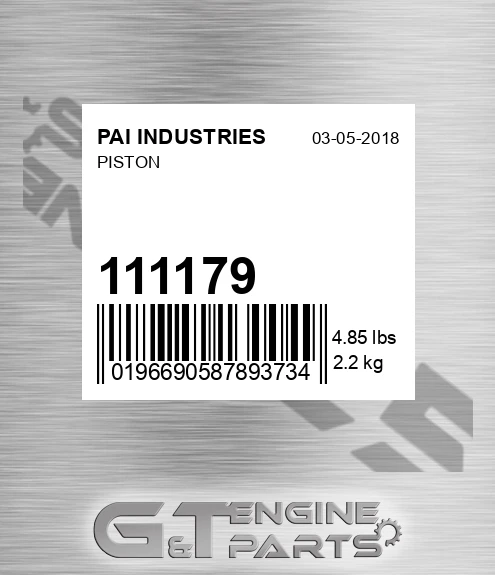 111179 Piston