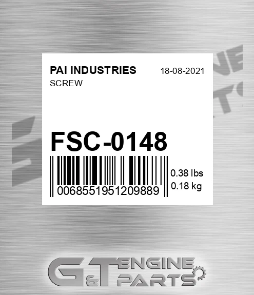 FSC-0148 Screw