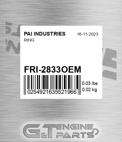 FRI-2833OEM Ring