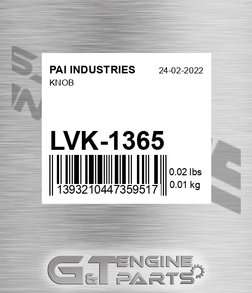 LVK-1365 Knob