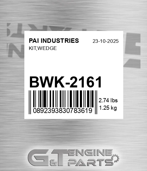 BWK-2161 Kit,wedge