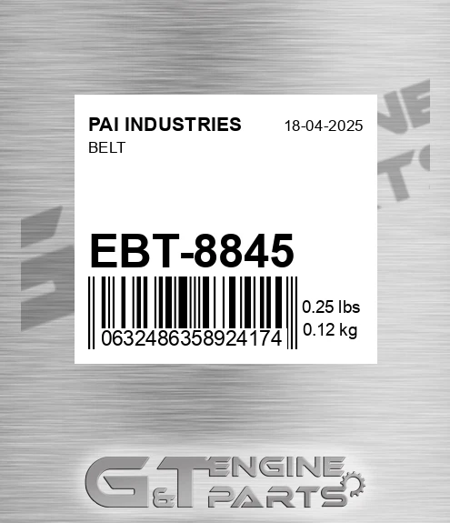 EBT-8845 Belt