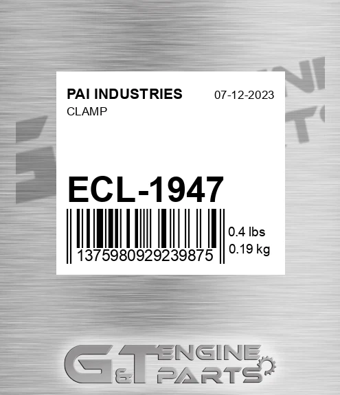 ECL-1947 Clamp