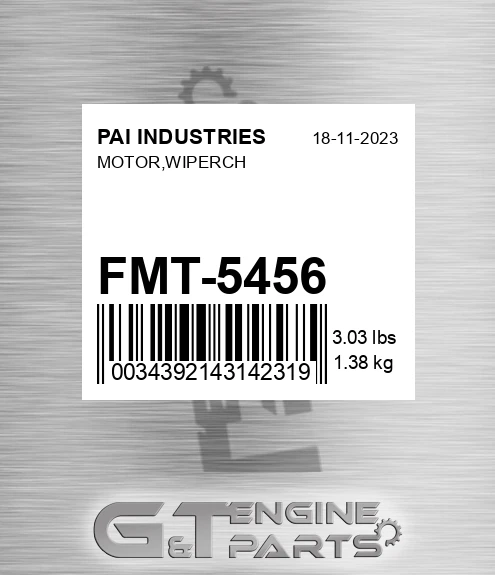 FMT-5456 Motor,wiperch
