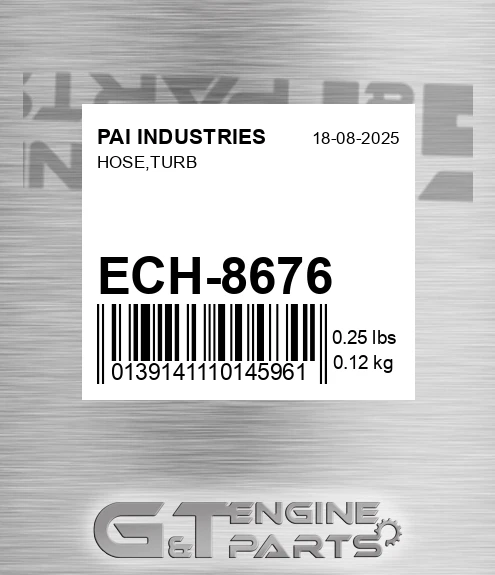 ECH-8676 Hose,turb for PAI INDUSTRIES