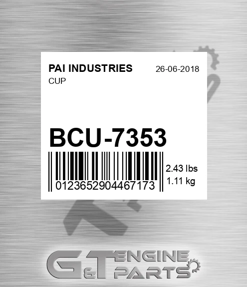 BCU-7353 Cup