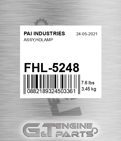 FHL-5248 Assy,hdlamp