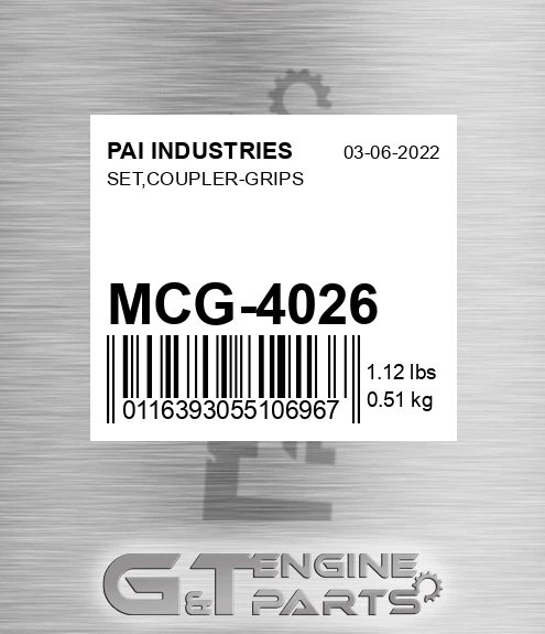 MCG-4026 Set,coupler-grips