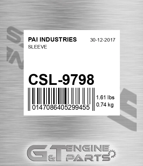 CSL-9798 Sleeve