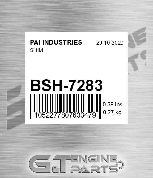 BSH-7283 Shim
