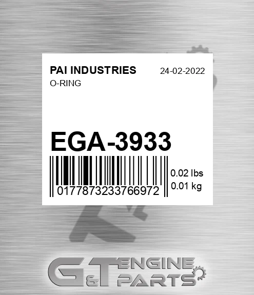 EGA-3933 O-ring