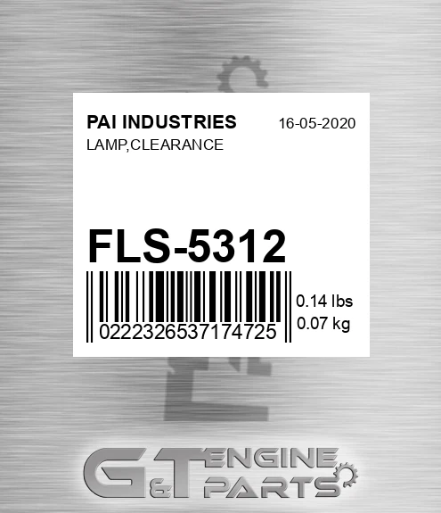 FLS-5312 Lamp,clearance