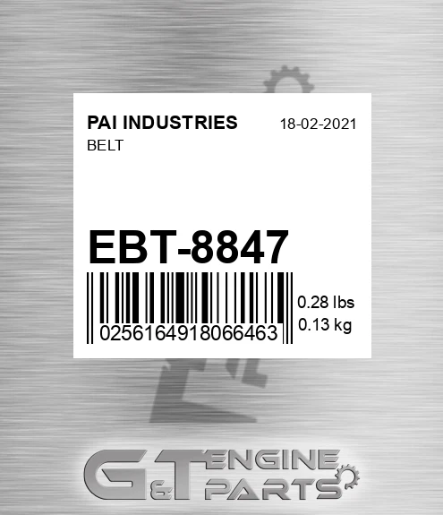 EBT-8847 Belt