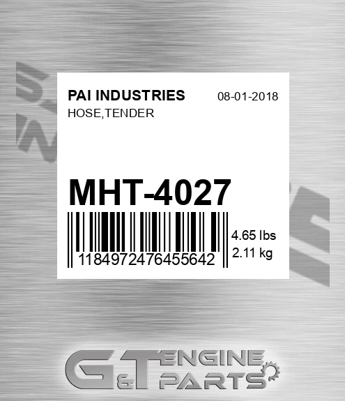 MHT-4027 Hose,tender