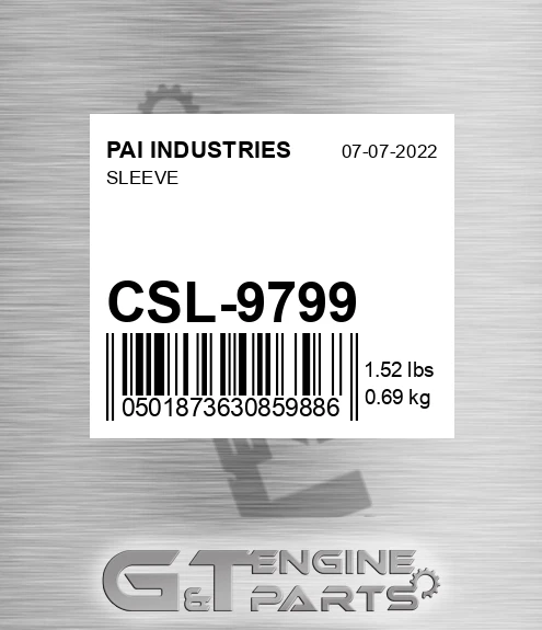 CSL-9799 Sleeve