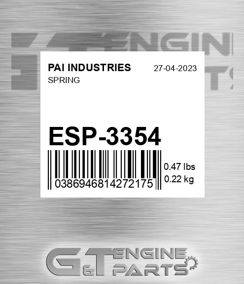 ESP-3354 Spring