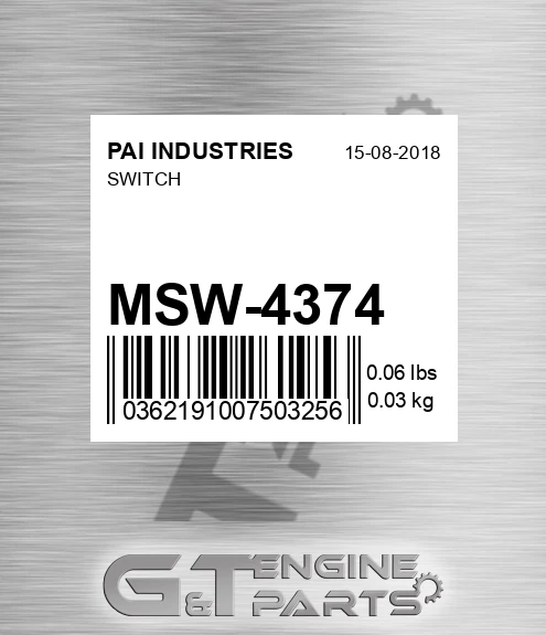 MSW-4374 Switch