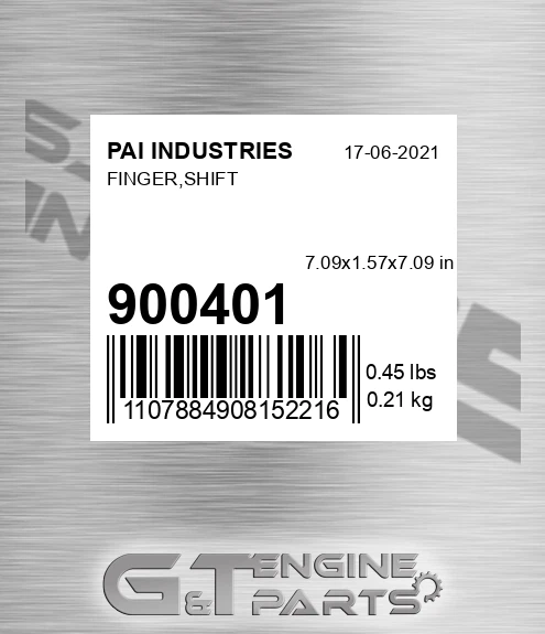 900401 Finger,shift