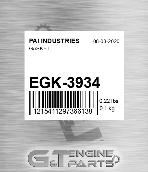 EGK-3934 Gasket