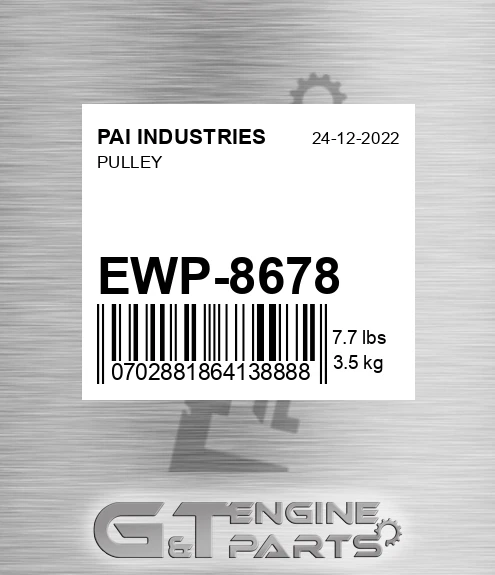 EWP-8678 Pulley