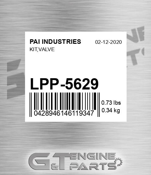 LPP-5629 Kit,valve