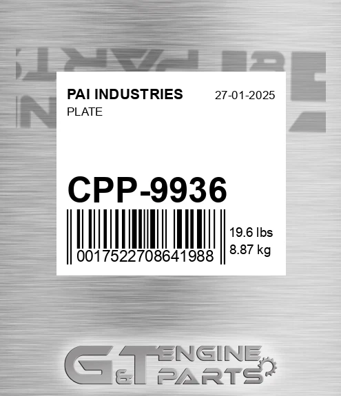 CPP-9936 Plate