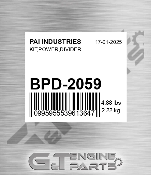 BPD-2059 Kit,power,divider