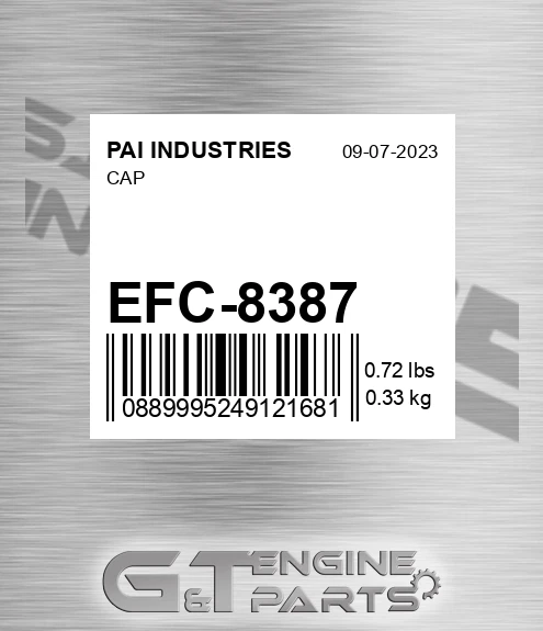 EFC-8387 Cap