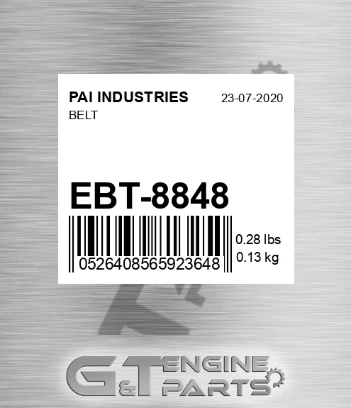EBT-8848 Belt