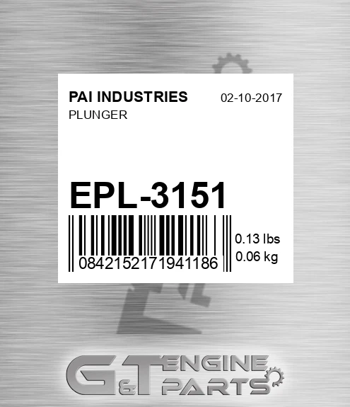 EPL-3151 Plunger