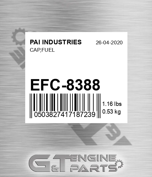 EFC-8388 Cap,fuel