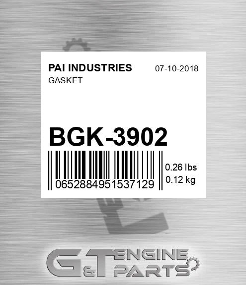 BGK-3902 Gasket