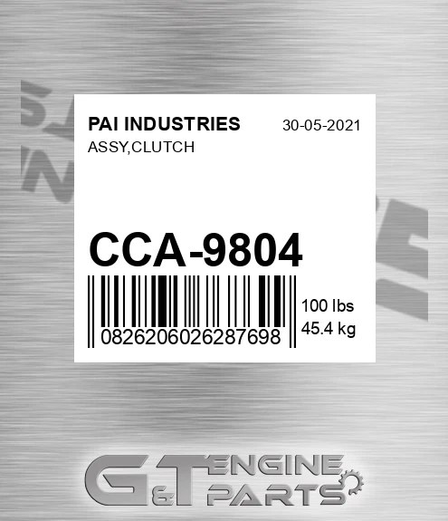 CCA-9804 Assy,clutch for PAI INDUSTRIES