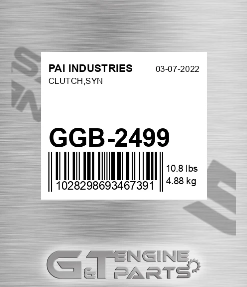 GGB-2499 Clutch,syn