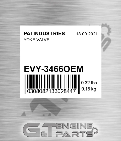 EVY-3466OEM Yoke,valve
