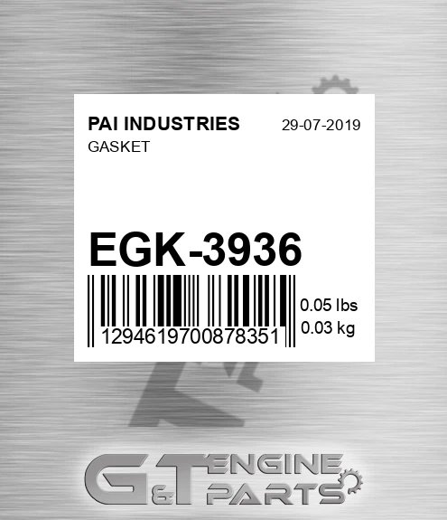 EGK-3936 Gasket