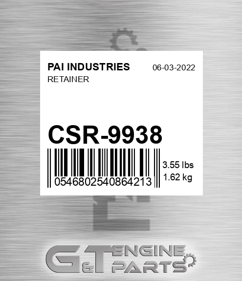 CSR-9938 Retainer