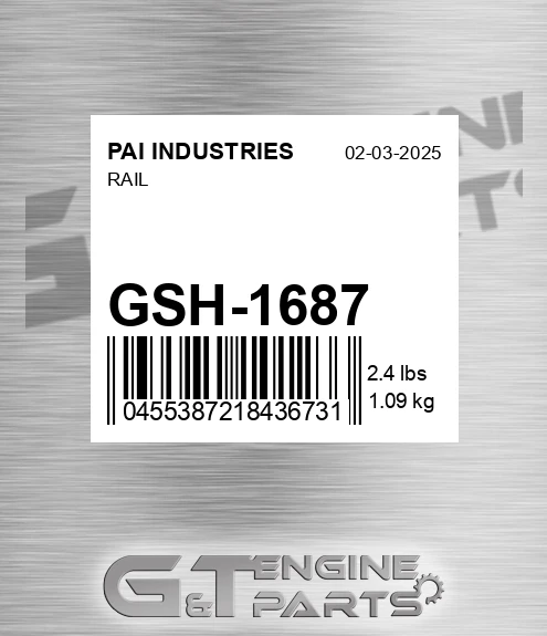 GSH-1687 Rail