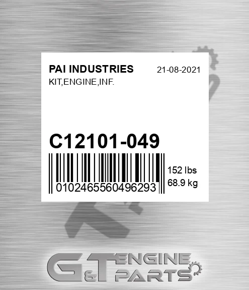 C12101-049 Kit,engine,inf.