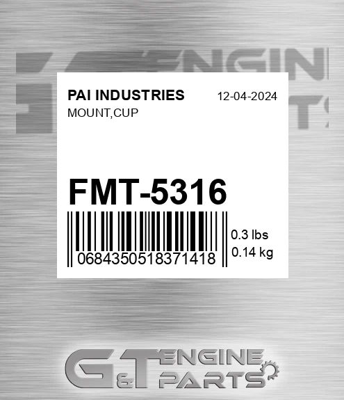 FMT-5316 Mount,cup