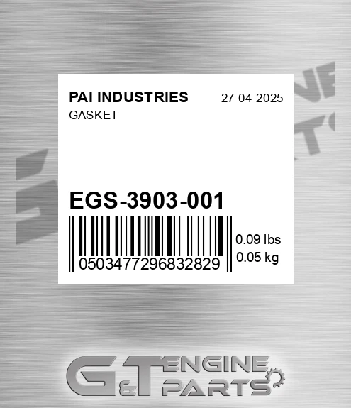 EGS-3903-001 Gasket