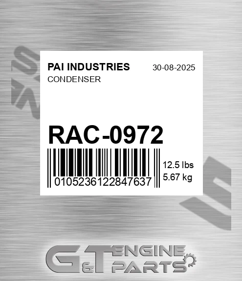 RAC-0972 Condenser