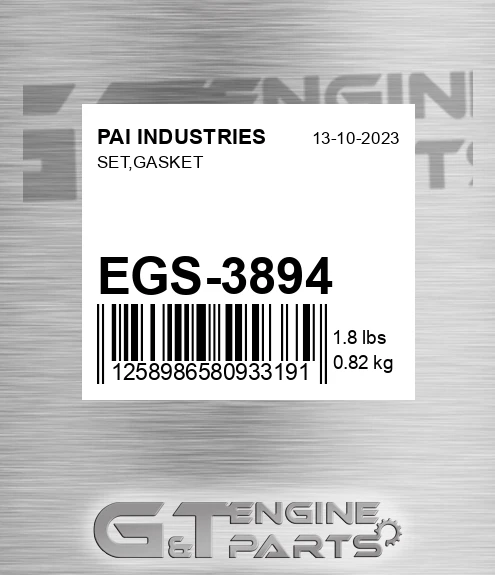 EGS-3894 Set,gasket