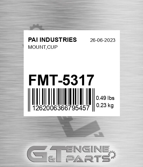 FMT-5317 Mount,cup