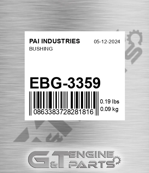EBG-3359 Bushing
