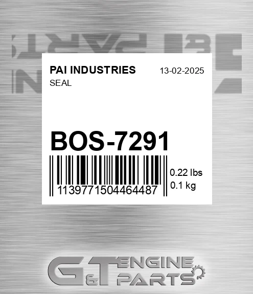 BOS-7291 Seal