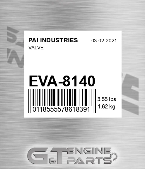 EVA-8140 Valve