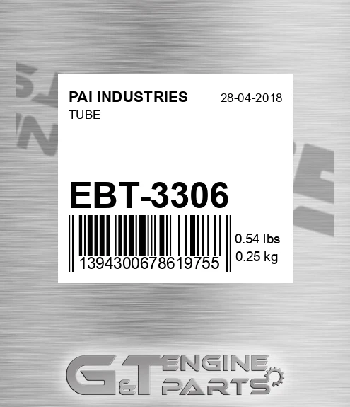 EBT-3306 Tube